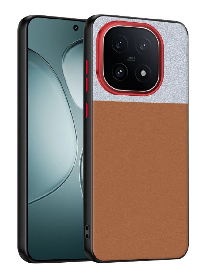 general Leather Case for IQOO 15, with Fingerprint Resistant Surface, Raised Edges, Soft TPU Protective Case with Non-Slip Edge - Image 1