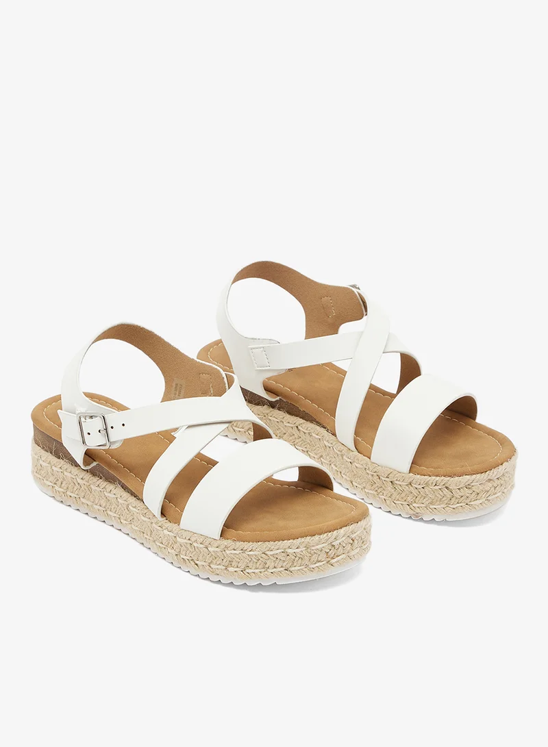 سافانا كولكشن صندل مسطح بكعب منخفض