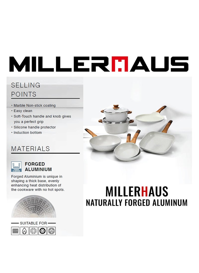 MILLERHAUS - Millerhaus Natural Frypan 22cm Forged Aluminium - Image 1