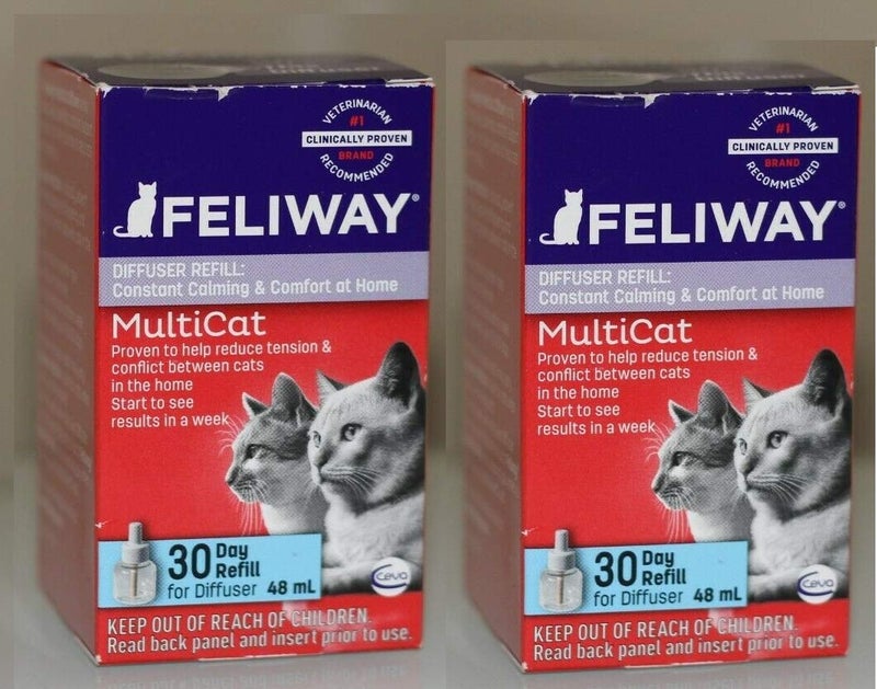 FELIWAY Multicat Diffuser Refill 2 Refills 48ml Each - Image 2