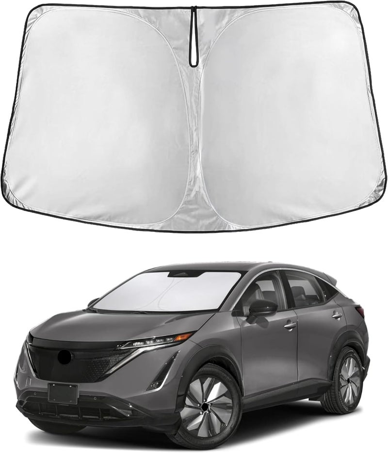 Windshield Sunshade for Nissan Ariya 2023–2025 | Custom Fit Front Window Sun Shade - Image 1