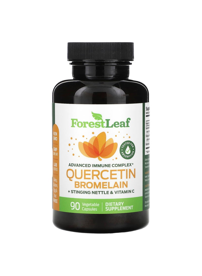 Quercetin Bromelain + Stinging Nettle & Vitamin C, 90 Vegetable Capsules