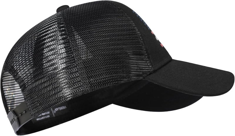 VIONLAN Baseball Cap American Flag Trucker Hat for Men Women 3D Embossed Logo Adjustable Outdoor Mesh Snapback Hat - Image 5