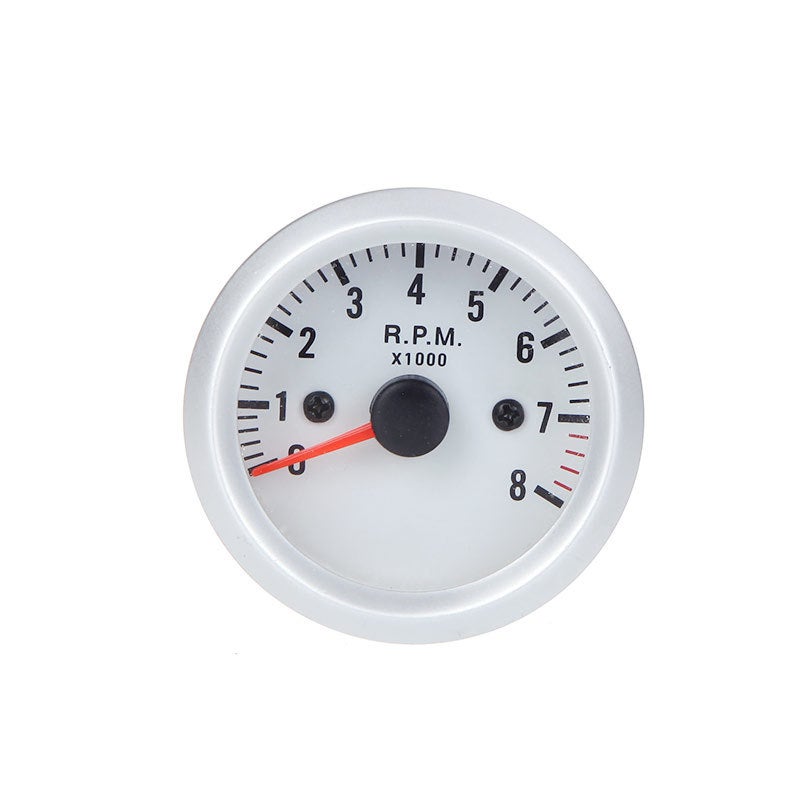 RPM Gauge 0-8000 RPM Range Precision-Engineered For Gasoline Engines - Compact 2.2 X 2.6 Inch Design Tachometer For Automotive Vehicle Dashboards - Image 2