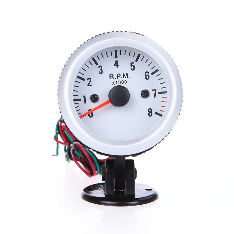 RPM Gauge 0-8000 RPM Range Precision-Engineered For Gasoline Engines - Compact 2.2 X 2.6 Inch Design Tachometer For Automotive Vehicle Dashboards - Image 4