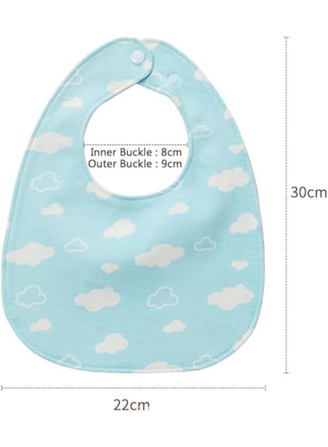 6-Pack Baby Bandana Bibs – Soft Cotton Teething and Drool Bibs with Adjustable Snaps, Waterproof and Absorbent Feeding Bibs for Newborns and Toddlers (0-36 Months, Unisex) - Image 3