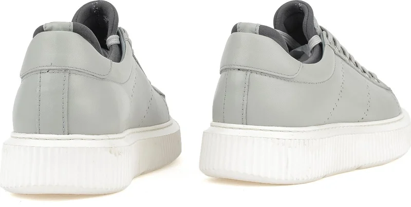 Ziya , Men's Genuine Leather Sneaker 1331026Z105 Gray