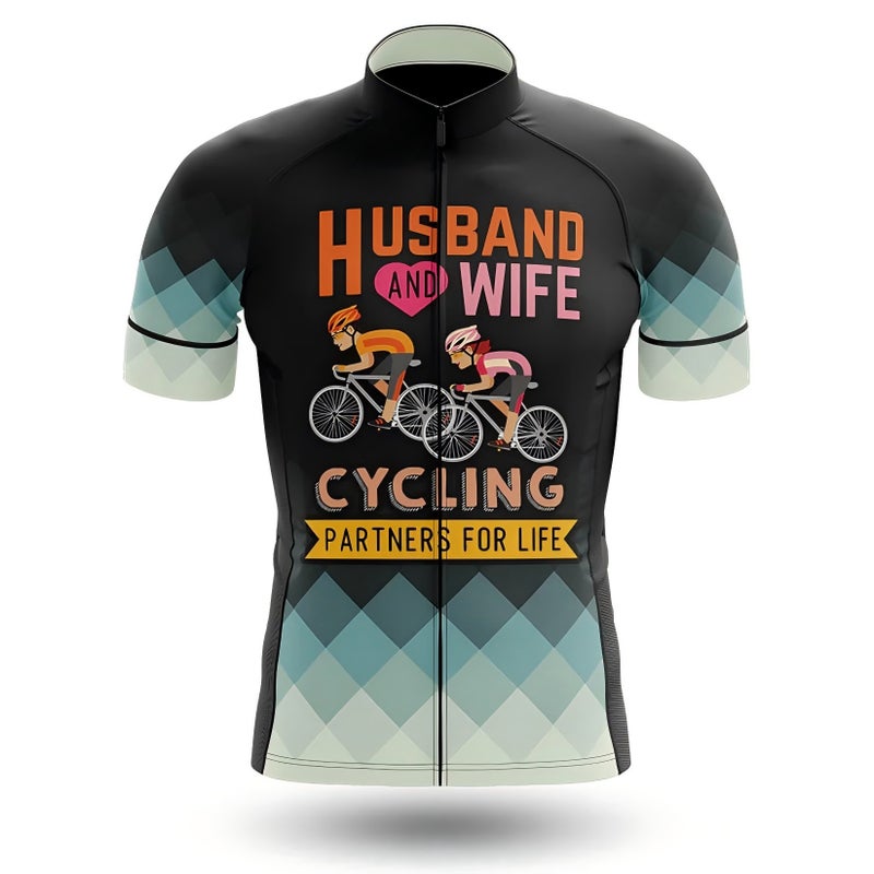 Men's Short Sleeve Road Cycling Jersey Quick-Dry Breathable - Image 3