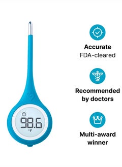 Smart,Fever, Digital Medical Baby, Kid and Adult Termometro - Accurate, Fast, FDA Cleared Thermometer for Oral, Armpit or Rectal Temperature Reading - QuickCare - pzsku/Z5FDEC8055FD5129B6331Z/45/_/1715445650/32df3408-c962-4309-ac66-277d8de7b572