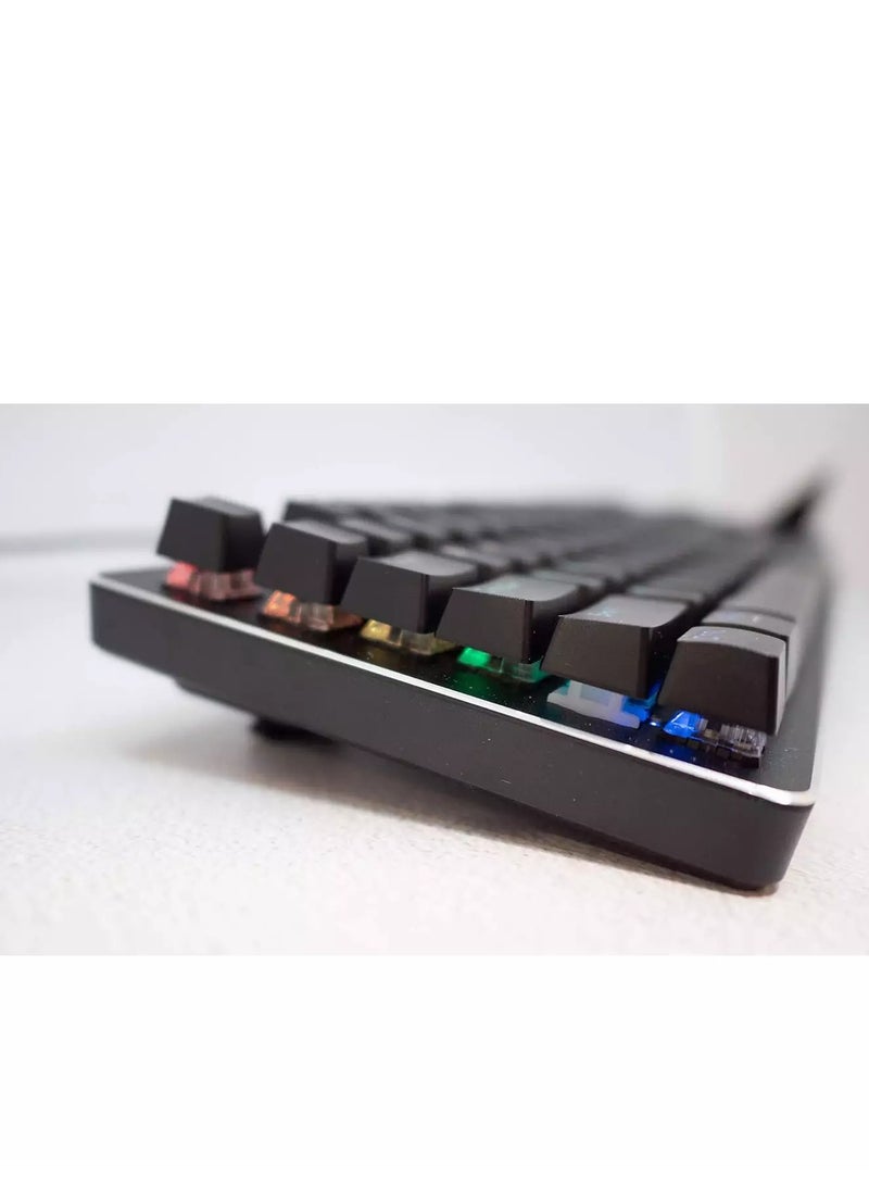 جامدياس - لوحة مفاتيح الألعاب الضوئية HERMES P2A RGB - مفتاح أزرق (بصري) - RGB كامل - دعم البرامج - جميع المفاتيح مضادة للظلال - Image 1