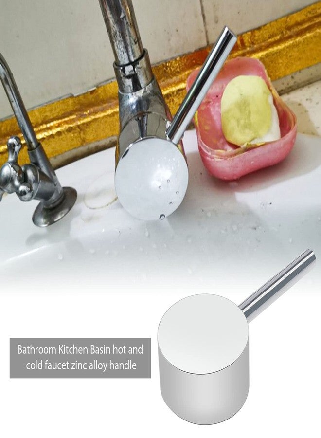 كريت آيديا إنشاء فكرة مقبض رافعة الصنبور مع زر مميز ساخن/بارد لصنبور بمقبض واحد مع قطر خرطوشة 40 مم، مقبض صنبور مياه بديل، حجم ساق الخرطوشة 10 × 10 مم - Image 2