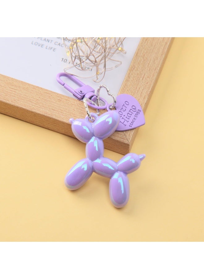 5Pcs Jelly Balloon Dog Keychain Cute Bag Charm - Image 4