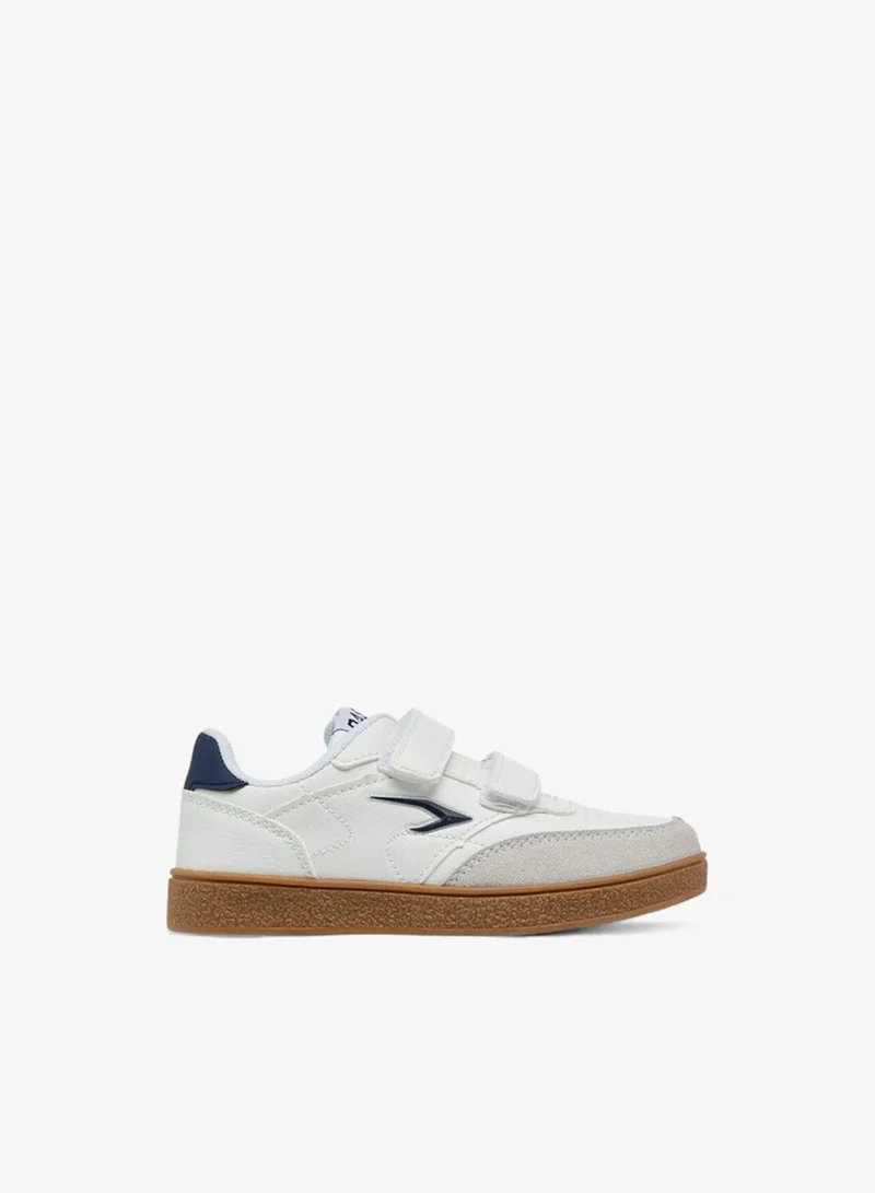 Dash Boys Panelled Sneakers with Hook and Loop Closure