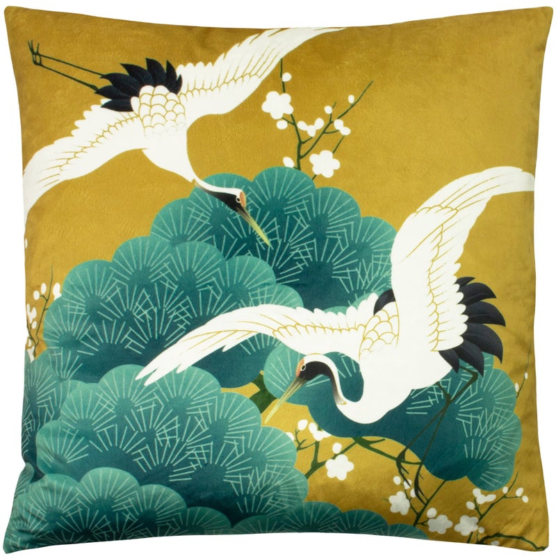 Paoletti Kensho Cushion Cover Gold 50 x 50cm
