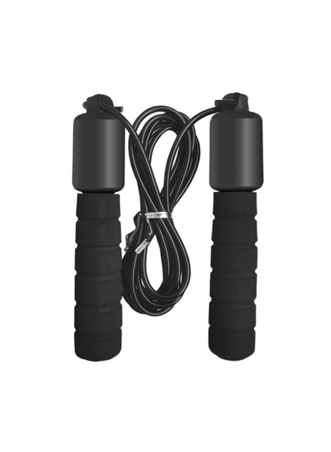 شيبشيب حبل قفز للياقة البدنية للنساء والرجال والأطفال، خالٍ من التشابك مع عداد وإعادة ضبط، حبل قفز بمقابض من الفوم - Image 1