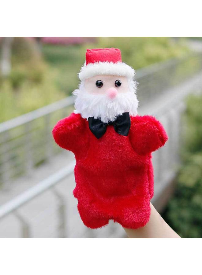 Bluejw New Style Bow Tie Bunny Hand Figure Doll Teaching Toy Gloves Children Early Education Storytelling Parent-child Comfort Plush Doll  - Image 1