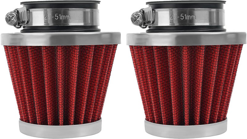 LCGLY 2PCS Universal Air Filter for GY6 Motorcycles - Image 1