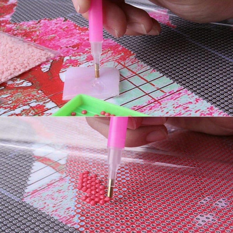 JEMICA 5D Diamond Painting Kits Flower for Adults Diamond Art of Life Diamond Painting Full Drill Crystal Rhinestone Embroidery Craft Kits for Home Wall Decor Gifts 40 * 30 CM (Flower) - Image 4