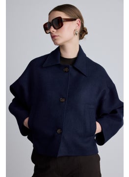 Dori Short Cashmere Coat Navy Blue - pzsku/Z5FDF7688348868524224Z/45/_/1738844522/2e863f6d-bd68-4cf8-a207-7cf2a85f8645