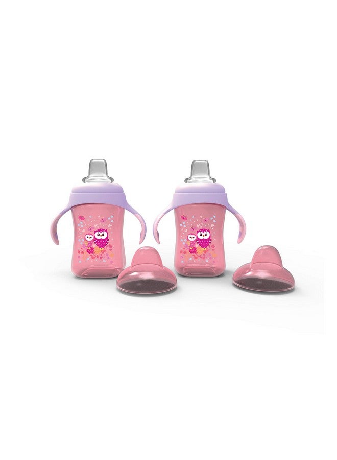 AVIMA Baby 10 Oz Soft Spout Sippy Cups Pink (Set Of 2) - Image 2