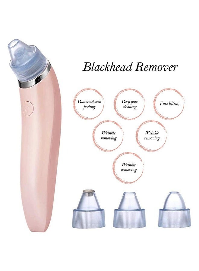 ياميم مزيل الرؤوس السوداء ومكنسة كهربائية للمسام - 4 رؤوس - تنظيف وتقشير عميق للوجه - للنساء والرجال - Image 2