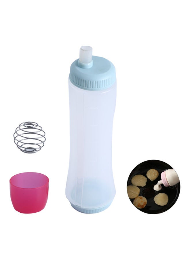 NIBEMINENT Batter Mixer Pancake Bottle Blue/Pink - Image 2