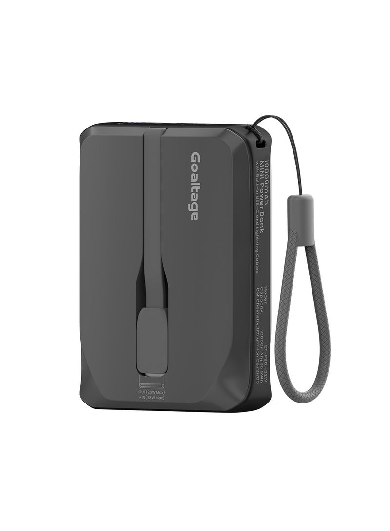 جولتيج بنك طاقة PB01 ChargeMate 10K بقدرة 22 واط مع كابلين مدمجين وشاشة صغيرة - Image 3