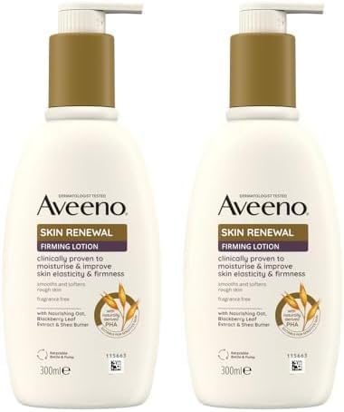 لوشن تجديد البشرة من أفينو 1x 300 مل لوشن الجسم الم firm مع الشوفان المغذي وزبدة الشيا 4 PHA مشتقة طبيعياً ومستخلص ورق التوت عبوة من 2