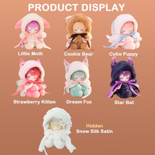BEEMAI Antu Cute Petite Series Plush Blind Box 6PCs Set of 6 No Repeat Cute Figures Collectible Toys Birthday Gifts - Image 5