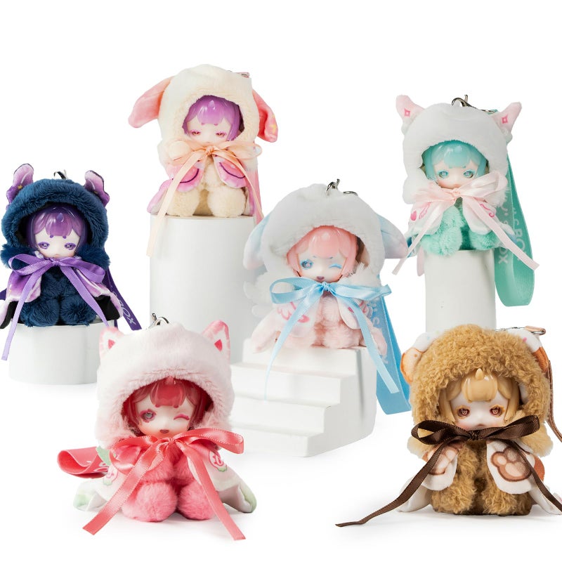 BEEMAI Antu Cute Petite Series Plush Blind Box 6PCs Set of 6 No Repeat Cute Figures Collectible Toys Birthday Gifts - Image 3