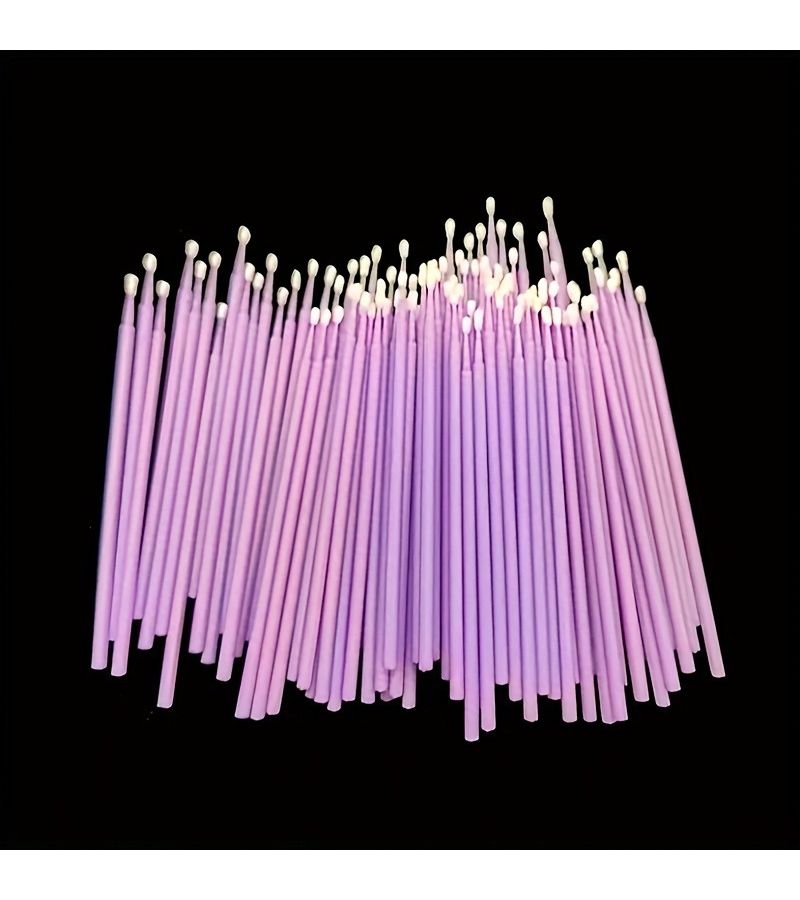 70 Disposable Micro Brushes Fine Tip Applicator Random Color 70pcs - Image 2