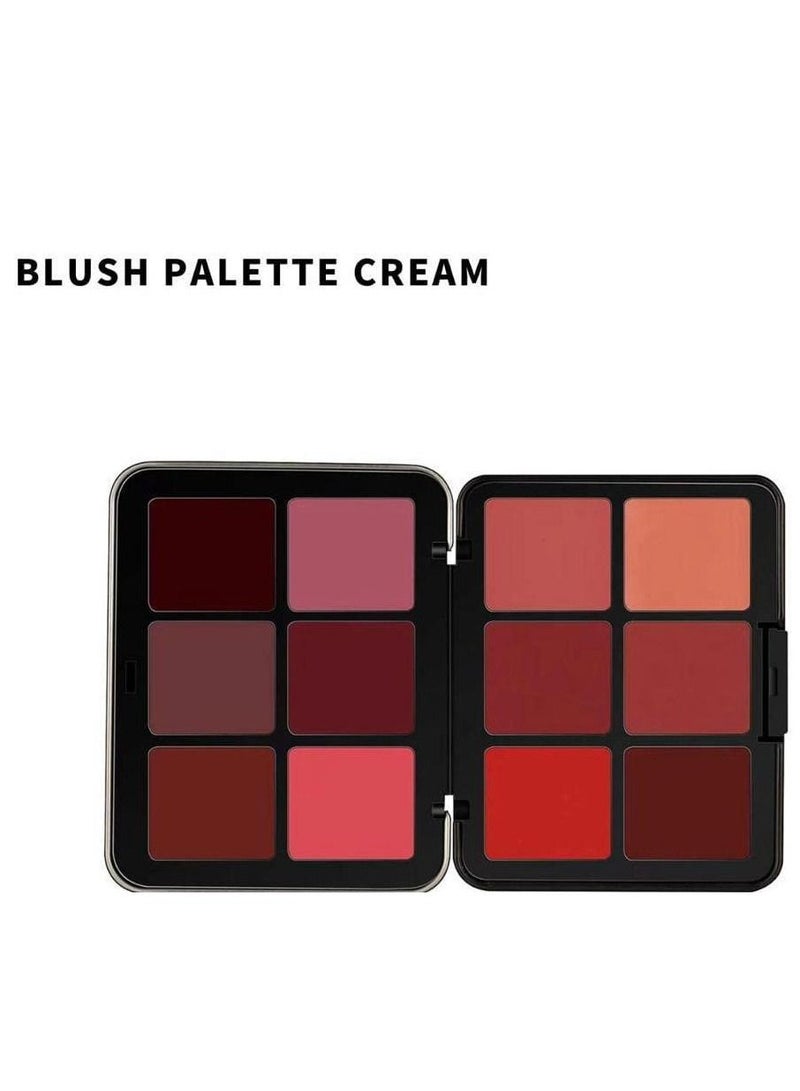 Make Queen Makeup Blush Creamy Palette Of 12 Colors  - Image 4