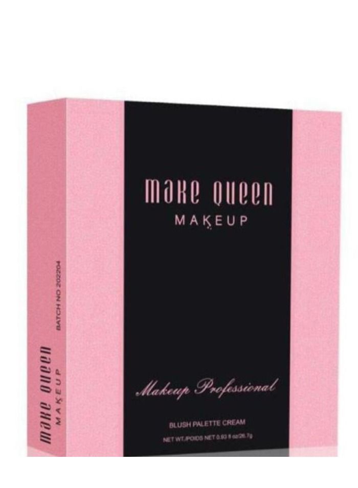 Make Queen Makeup Blush Creamy Palette Of 12 Colors  - Image 2