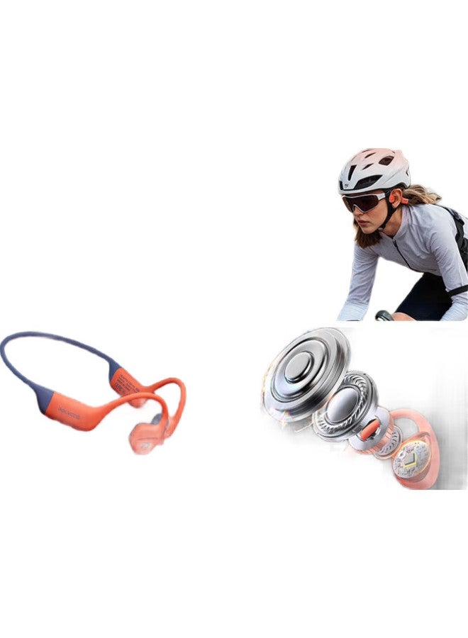 POLVCDG X16 Bone Conduction Bluetooth Headphones Open-Ear Wireless Sports Headphones Running Professional Swimming Headphones Fitness Cycling Non-In-Ear Waterproof Sweatproof Drop-Proof Ultra-Long Bat - Image 1
