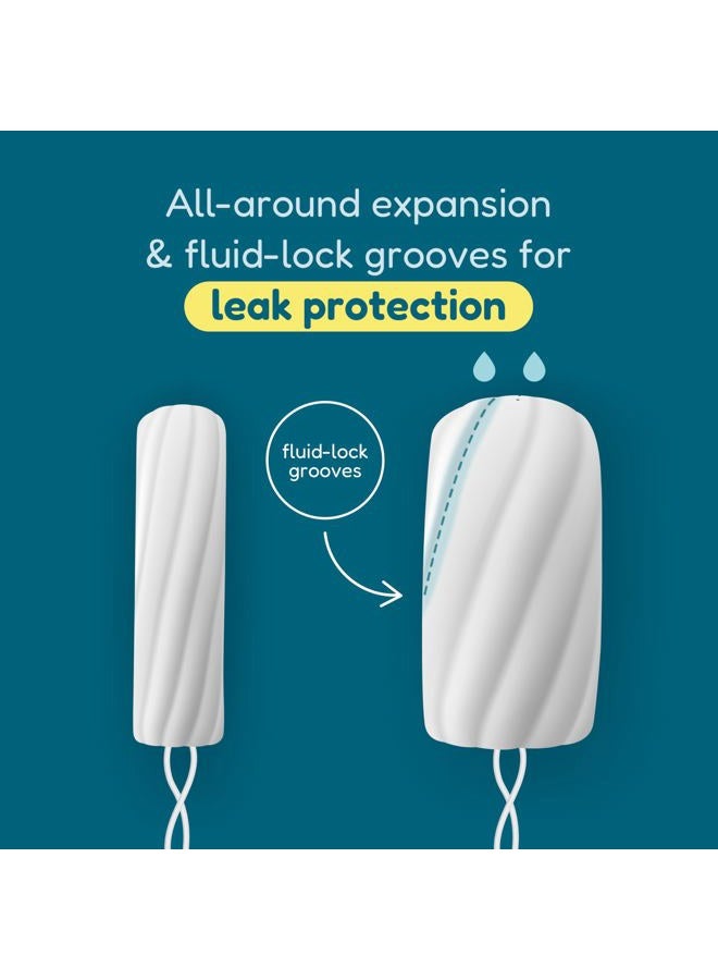 o.b. Tampons No Applicator, Unscented - 40ct | Applicator-Free Tampons Super Plus, Feminine Care, ob Tampon Super Plus, Period Products - Image 4