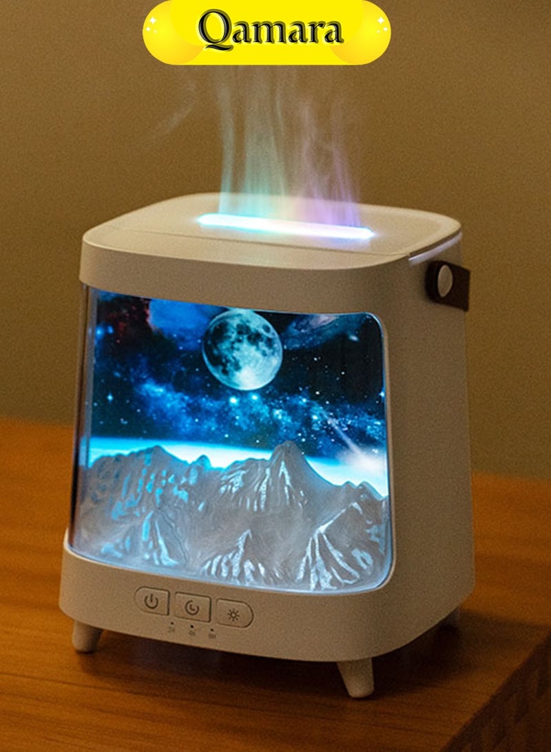 QAMARA Essential Oil Diffuser Humidifier with Remote Control and Silent Design for Home, Office, and Yoga Spaces. - Image 1