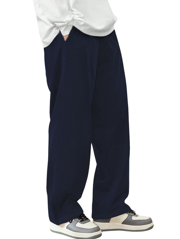 SMOWKLY Men's Premium Cotton Blend Relaxed Fit Stretchable & Comfortable Sweatpant Trouser | Flexible Elastic Waist with Drawstring Lower for man |Pant for Causal & Formal Wear |Gym Joggers - Image 1