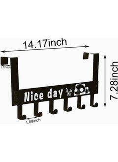 Generic Metal door hanger 6 hooks without nails  - Image 5
