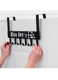 Generic Metal door hanger 6 hooks without nails  - Image 4