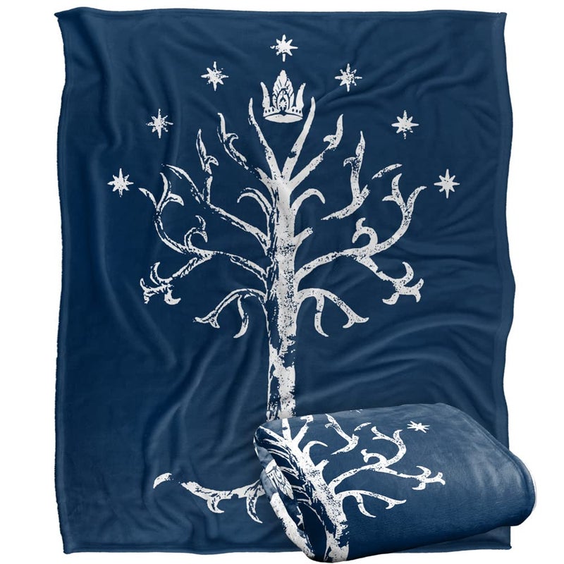 The Lord of The Rings Blanket 50x60 Tree of Gondor Silky Touch Super Soft Throw Blanket