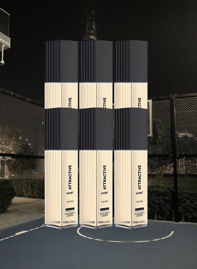 يونيفرسال 6 قطع عطر اتراكتيف سبورت للرجال 100 مل - Image 1