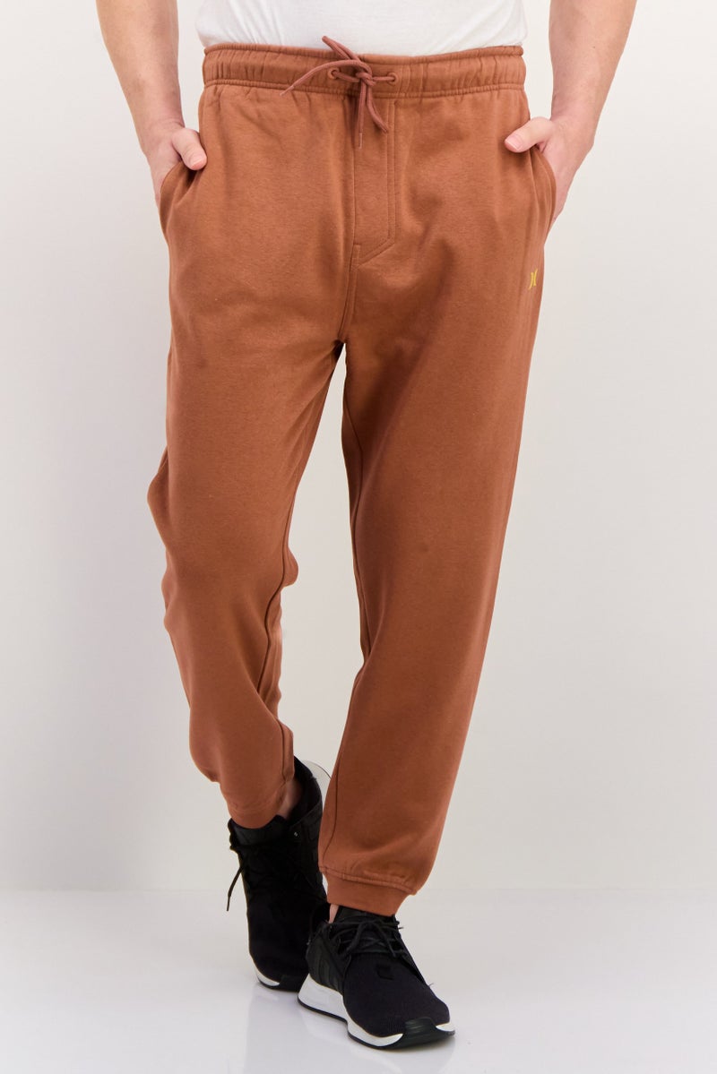 Hurley Men Sportswear Fit Training Sweatpants, Rust  - Image 1