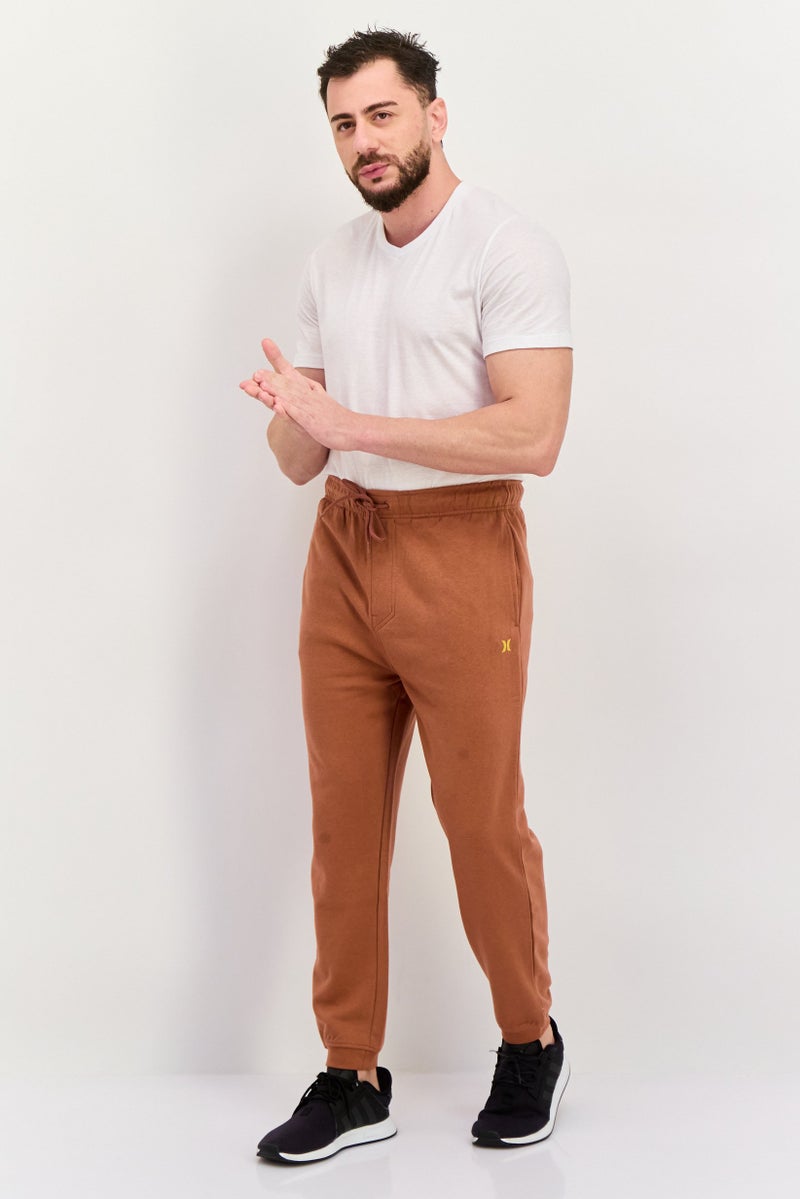 Hurley Men Sportswear Fit Training Sweatpants, Rust  - Image 2
