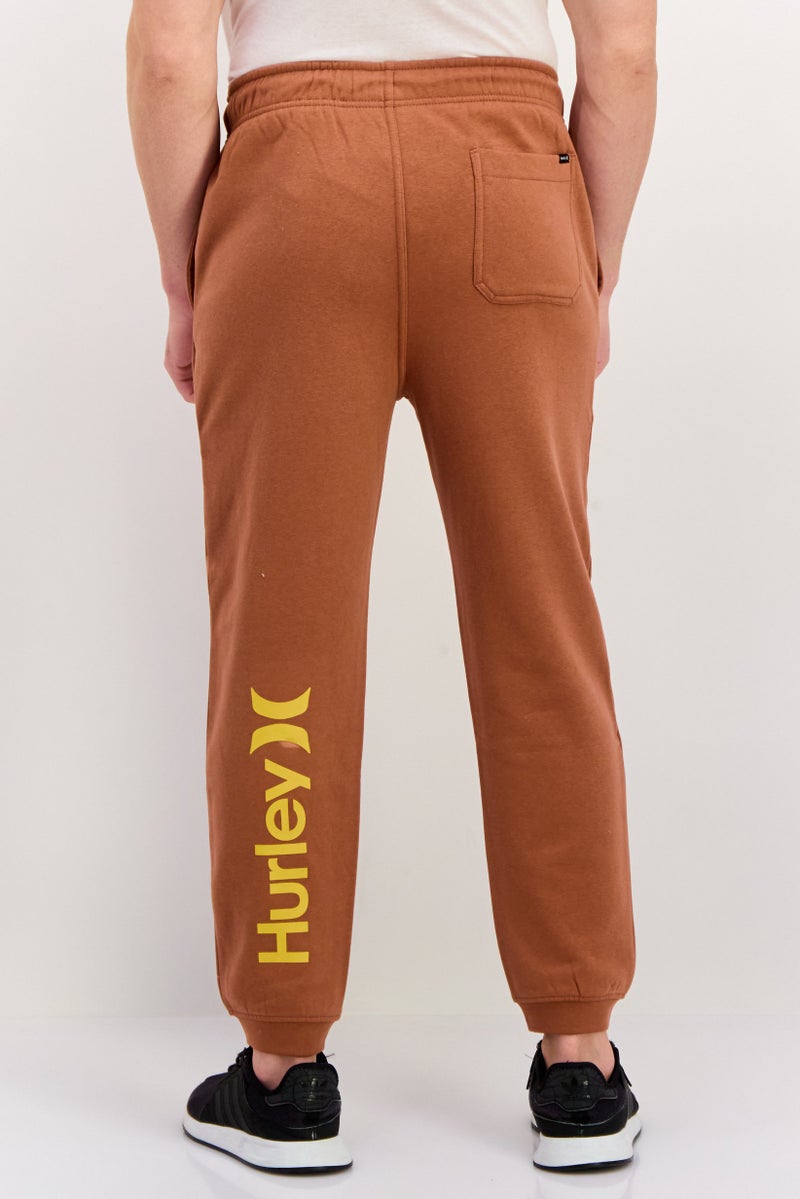 Hurley Men Sportswear Fit Training Sweatpants, Rust  - Image 4