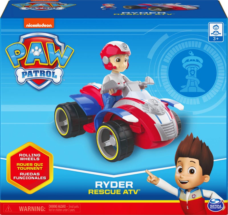 Paw Patrol, Ryder?s Rescue ATV Vehicle with Collectible Figure, for Kids Aged 3 and up - Image 2