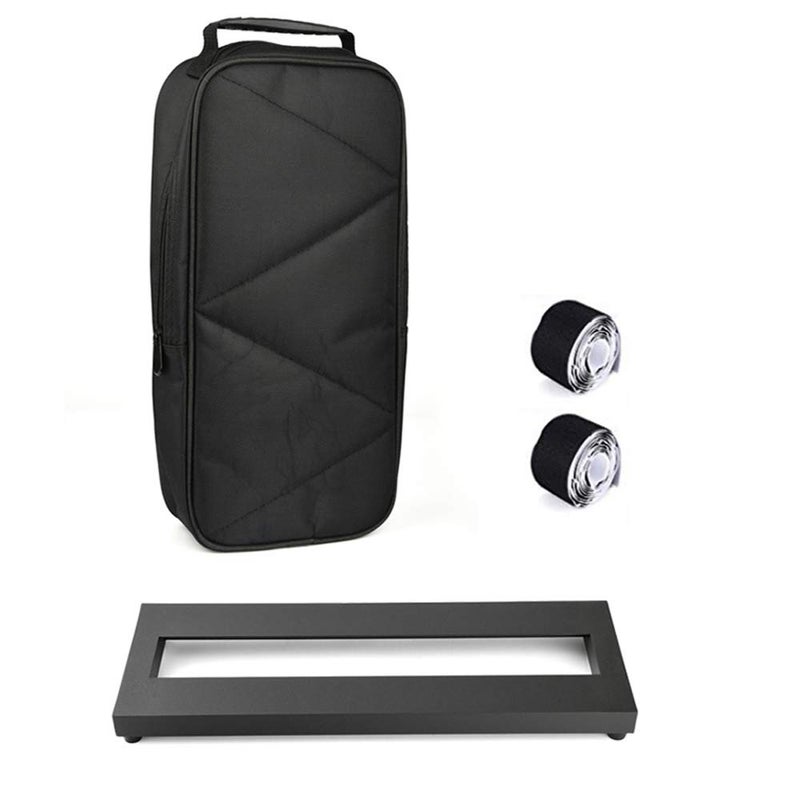Koldot Pedal Board for Guitar Bass Effects Pedal Small Mini Pedalboard with Carry Bag, 2PCS Pedal Board Tape 15 x 5 inch - Image 1