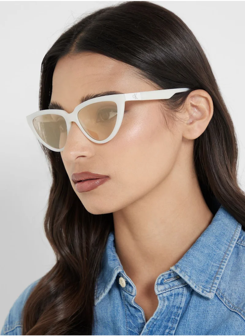 Calvin Klein Jeans Cat Eye Sunglasses