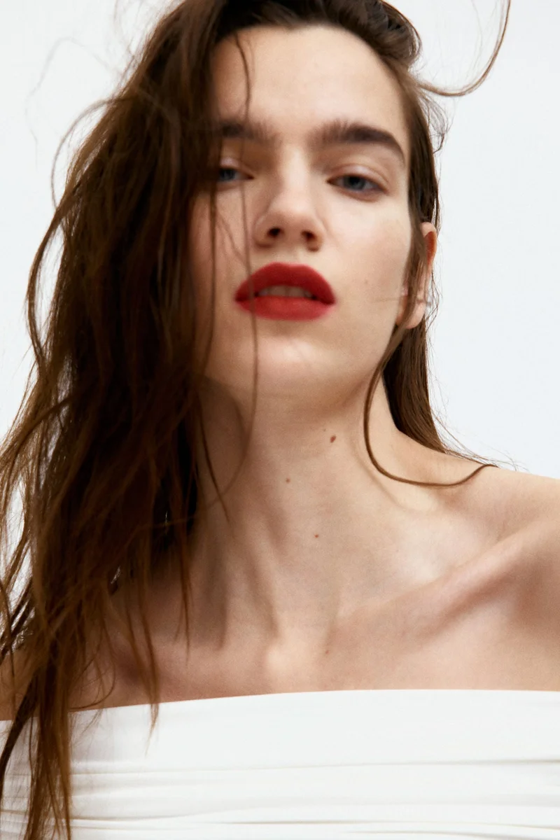 H&M Gathered off-the-shoulder top