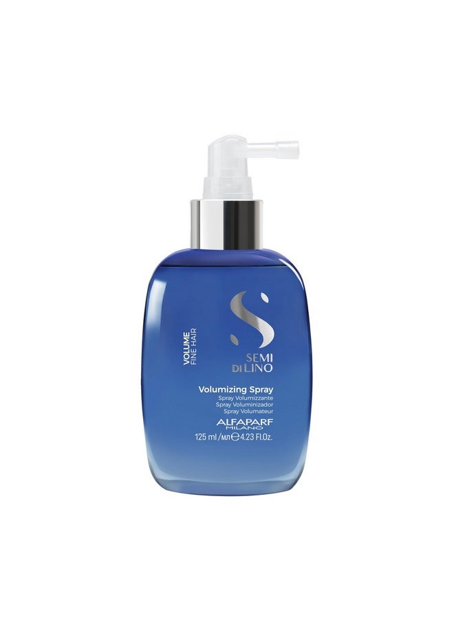 ALFAPARF MILANO Semi Di Lino Leave In Volume Spray Anti Frizz Leave In Hair Treatment For Added Volume Body & Shine Sulfate Free Thickening Spray For Fine Hair (4.23 Fl Oz)  - Image 1