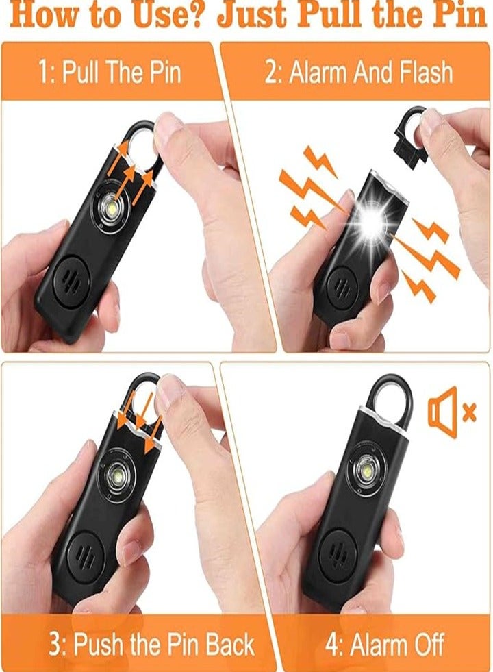 Women's Safety Keychain - Loud 130 dB, Multi-Function Flashlight  - Image 3